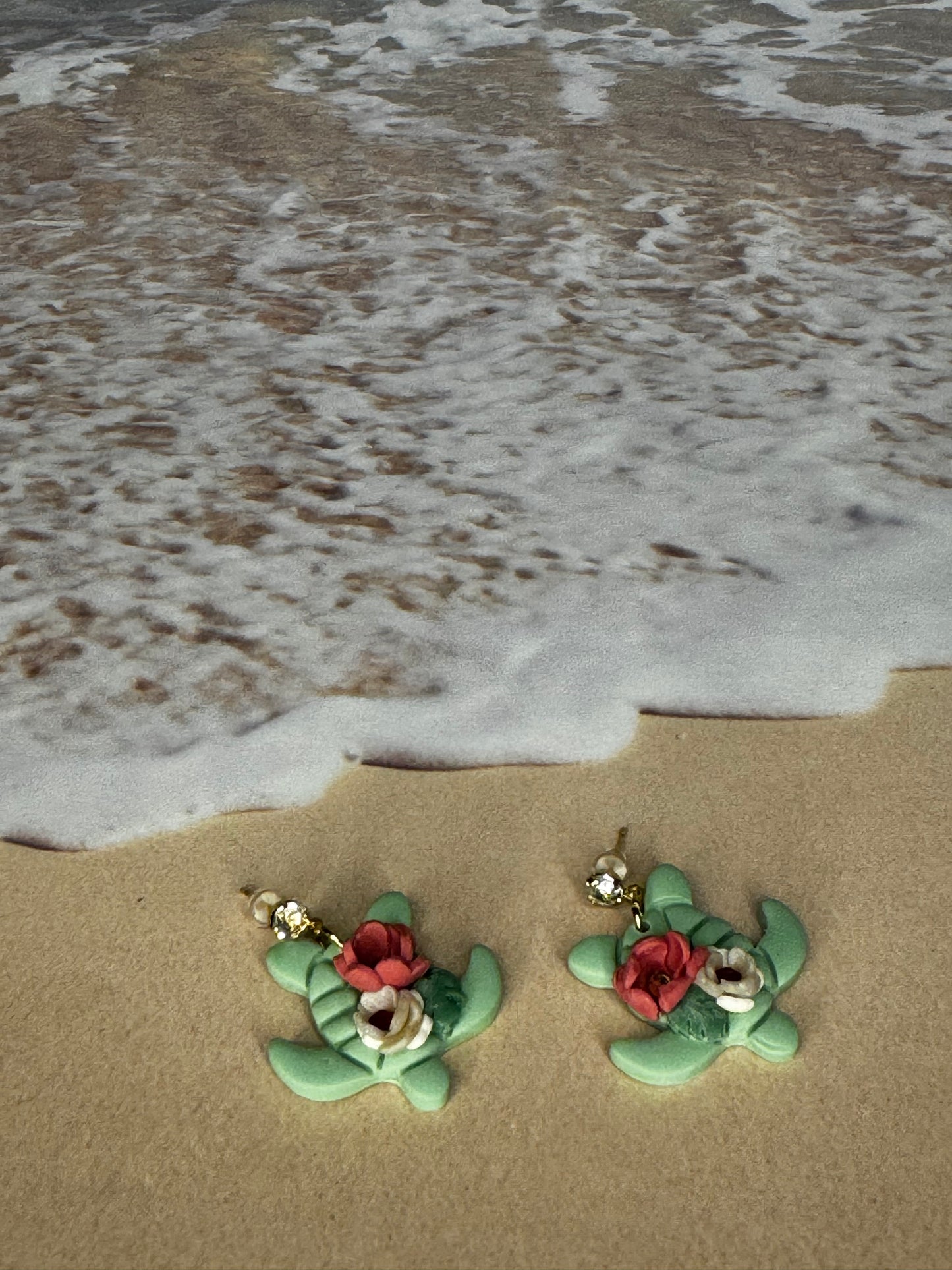 Floral Sea Turtles
