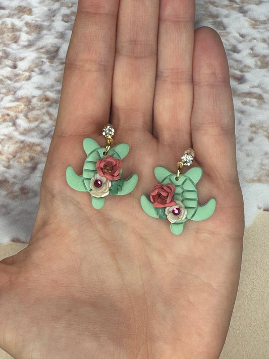Floral Sea Turtles