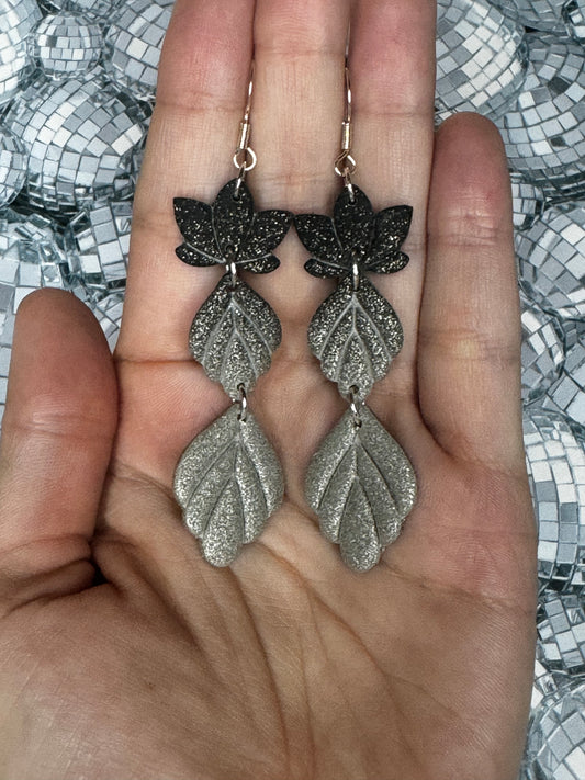 Black Lotus Ombre Dangles