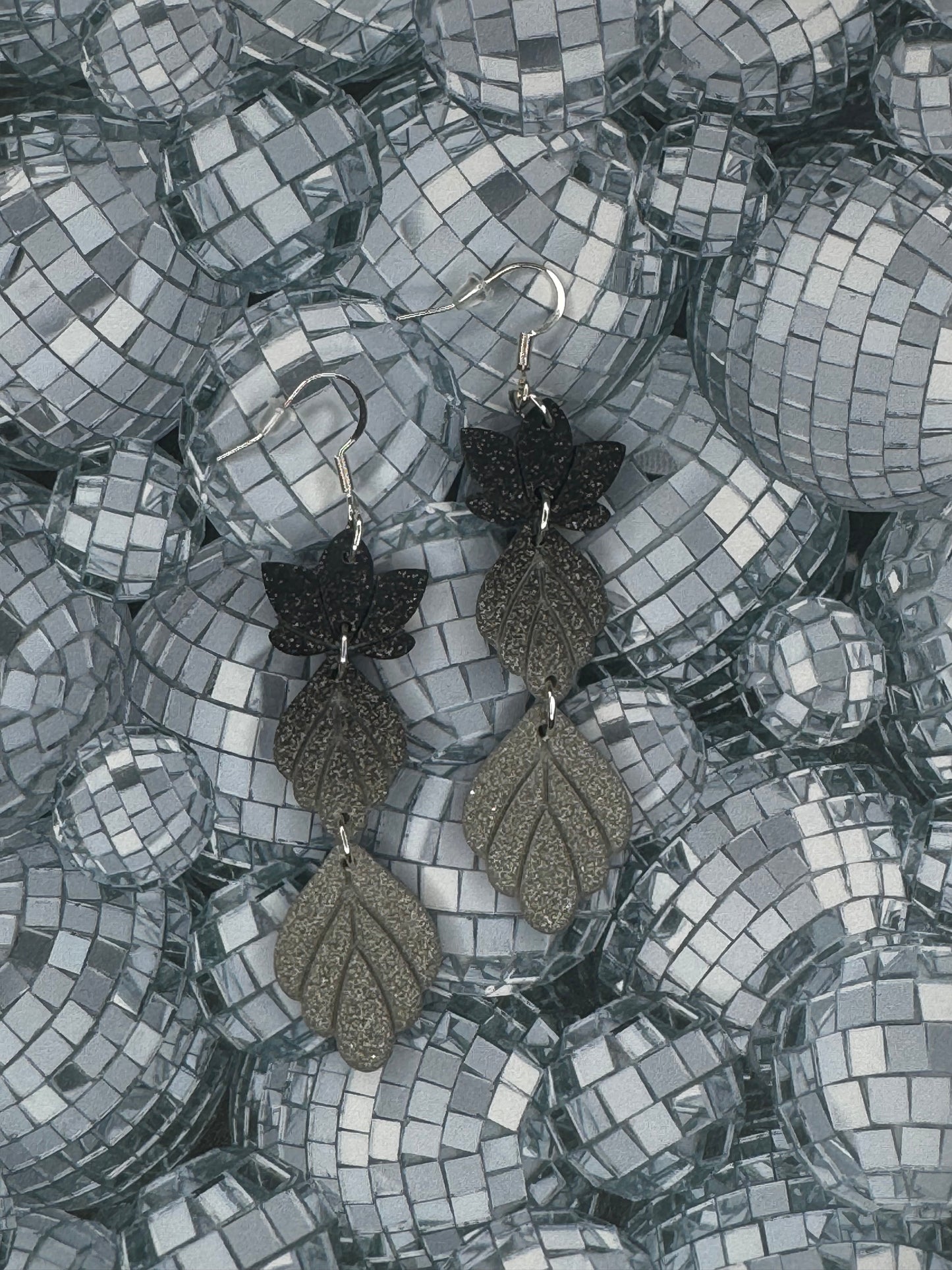 Black Lotus Ombre Dangles