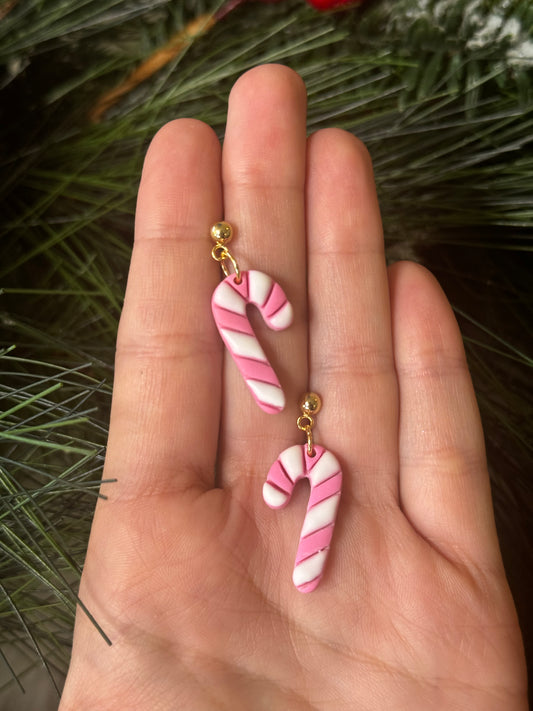 Pink candy canes