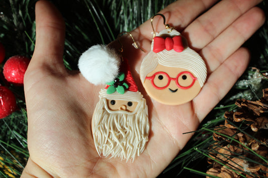 Made to order Santa and Mrs. Clause Dangles